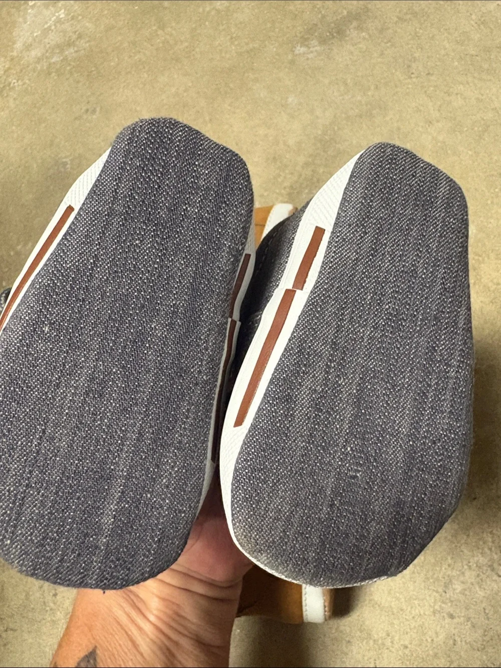 Baby Casual Shoes in Brown and Gray 2 pairs 3 to 6 months